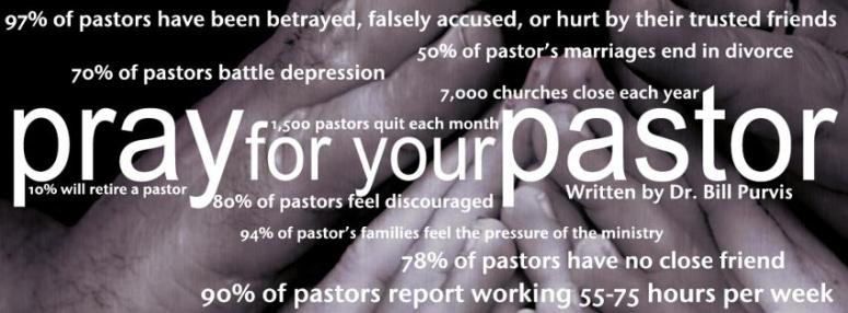 Pray for your Pastor